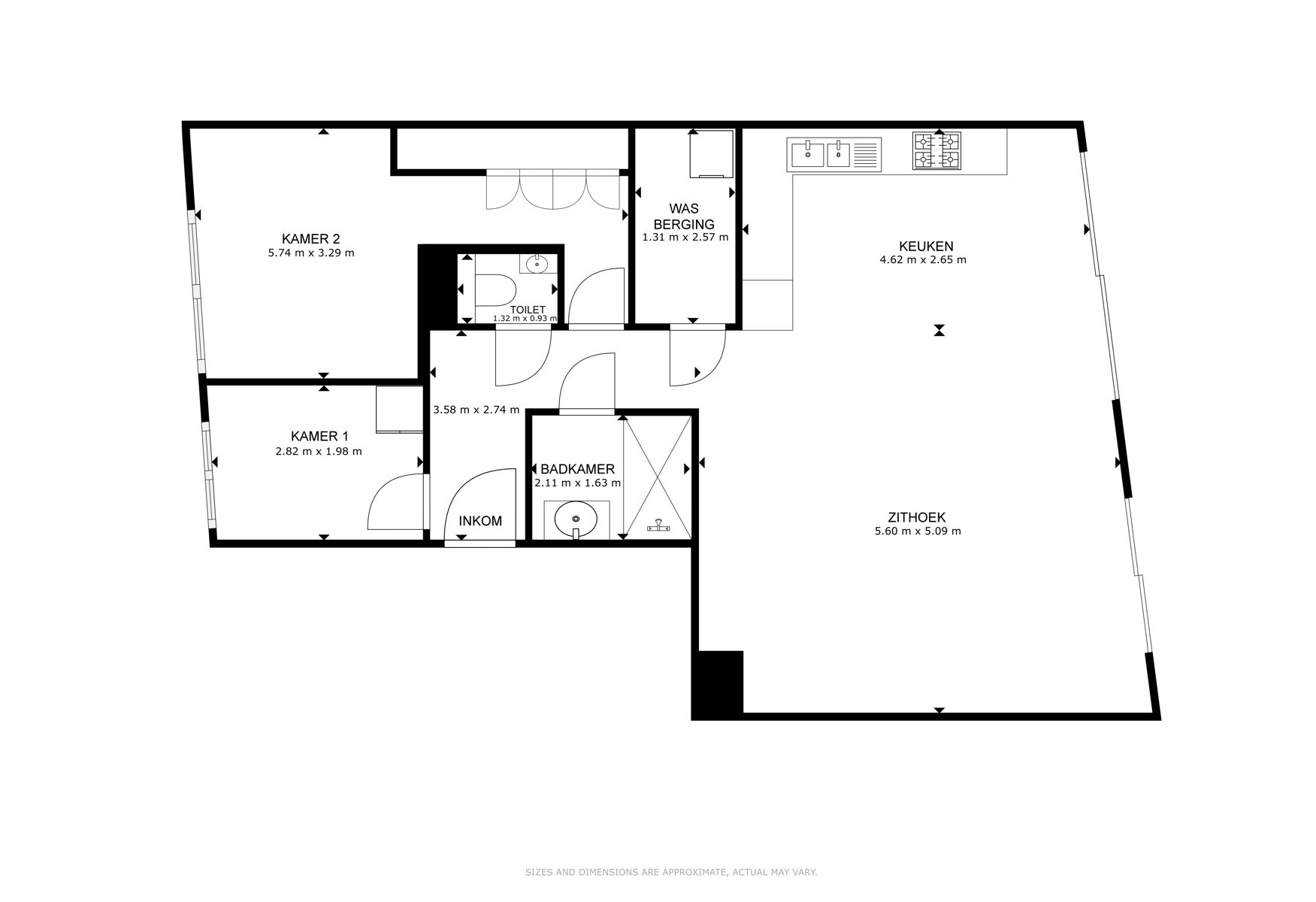Energiezuinig appartement met 2 slaapkamers in Gijzegem foto 15