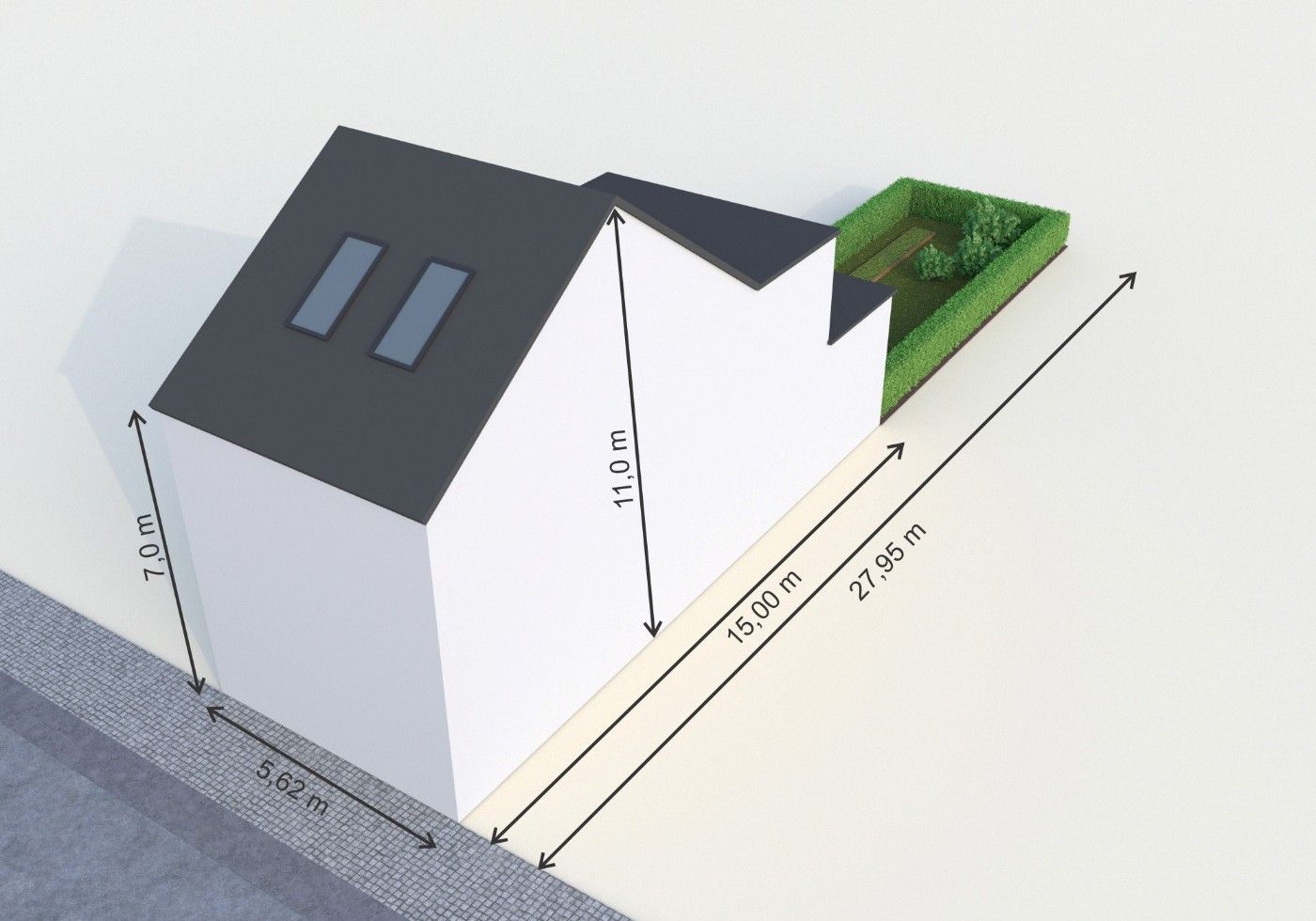 Rustig gelegen bouwgrond voor een gesloten bebouwing op 157m² foto 2