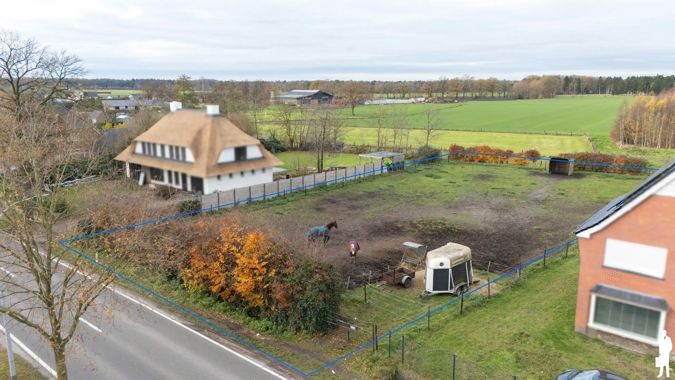 Bouwgrond van 1.108 m² met uitzicht op weilanden LOT 2 foto 2