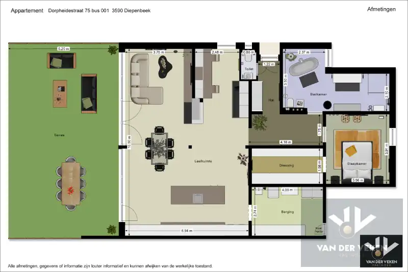 LUXUEUS AFGEWERKT GVL APP MET RIANTE TUIN EN TERRAS foto 26