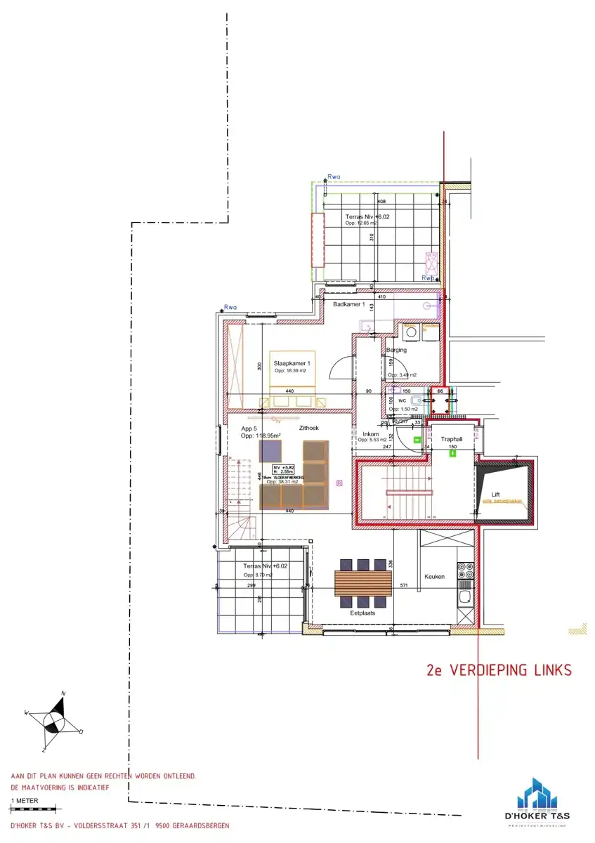 Nieuwbouw duplex met 2 slaapkamers en 2 terrassen foto 3
