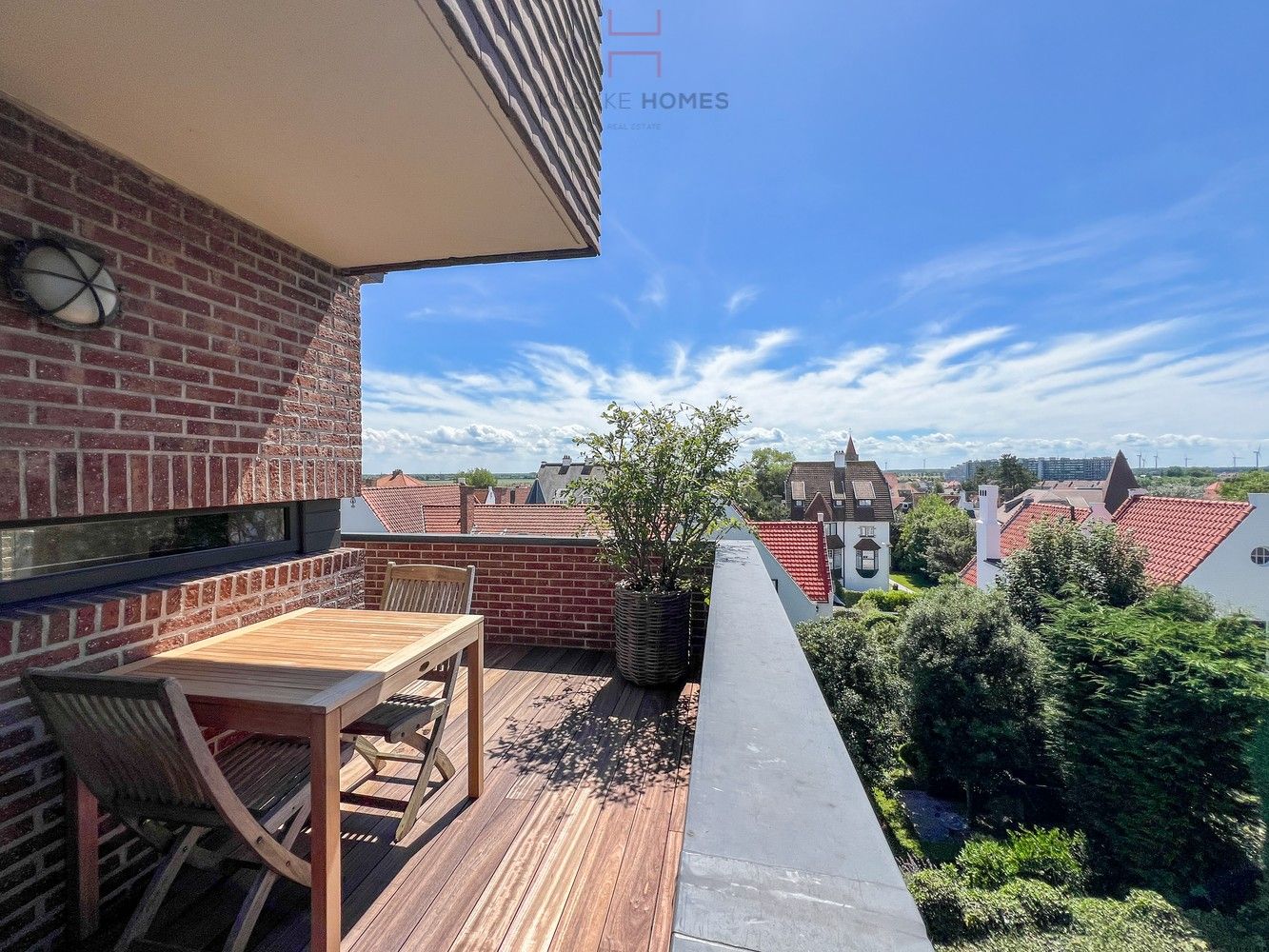 Zonnig appartement met mooi terras en open zicht in Duinbergen foto 4