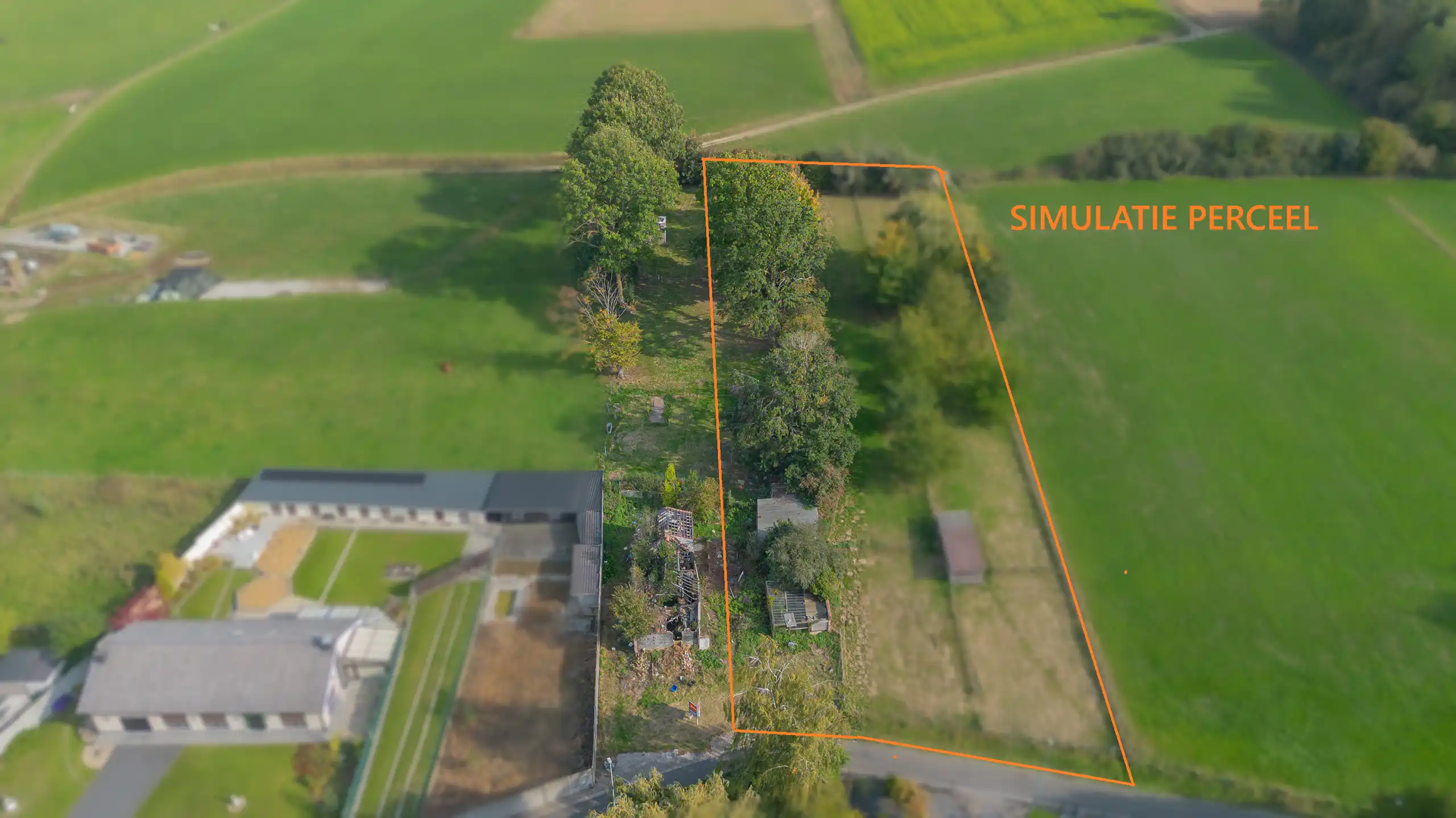 ASPELARE - Bouwgrond halfopen bebouwing  foto {{pictureIndex}}