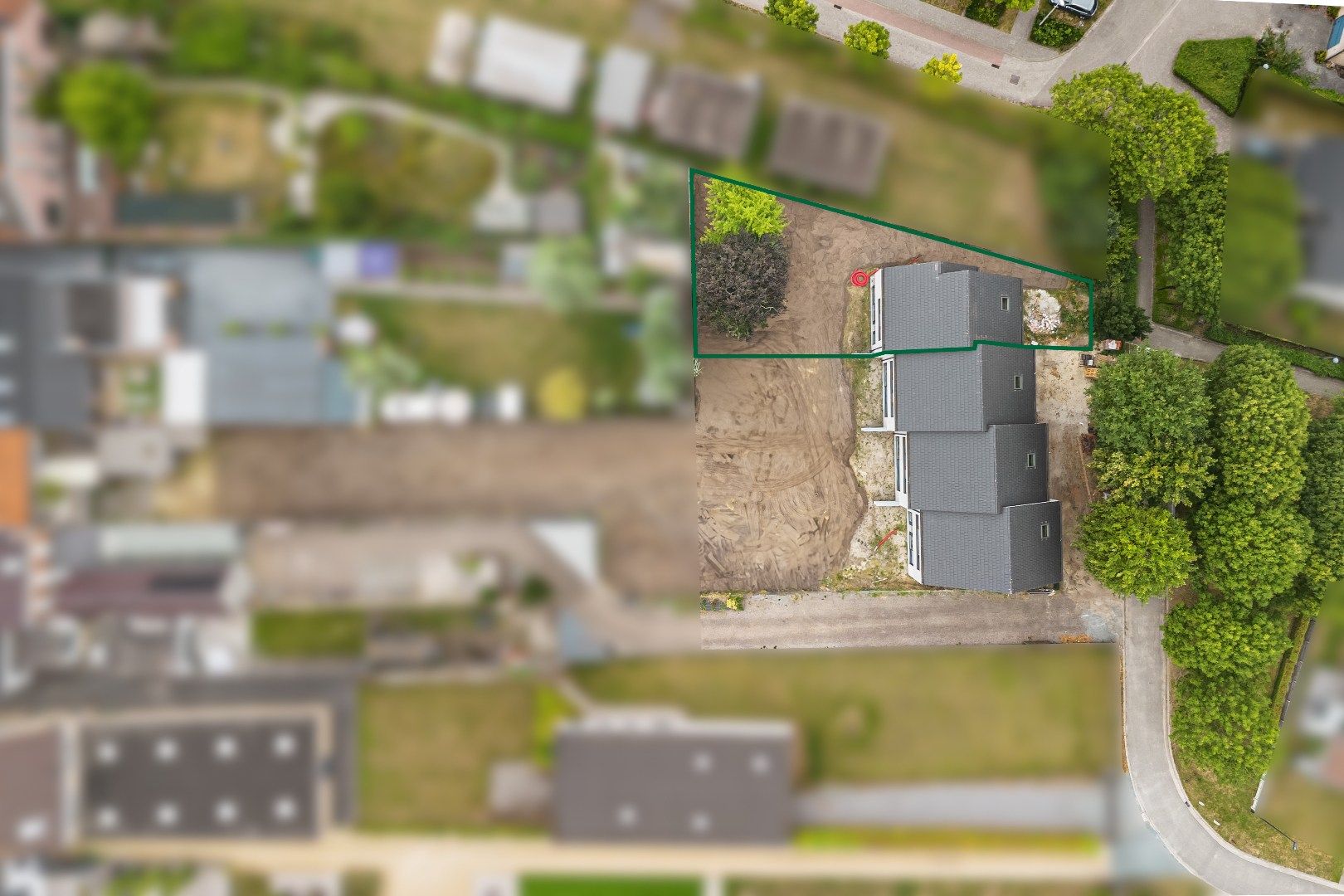 Nieuw halfopen BEN-woning in een doodlopende straat, aan een groenzone foto 7