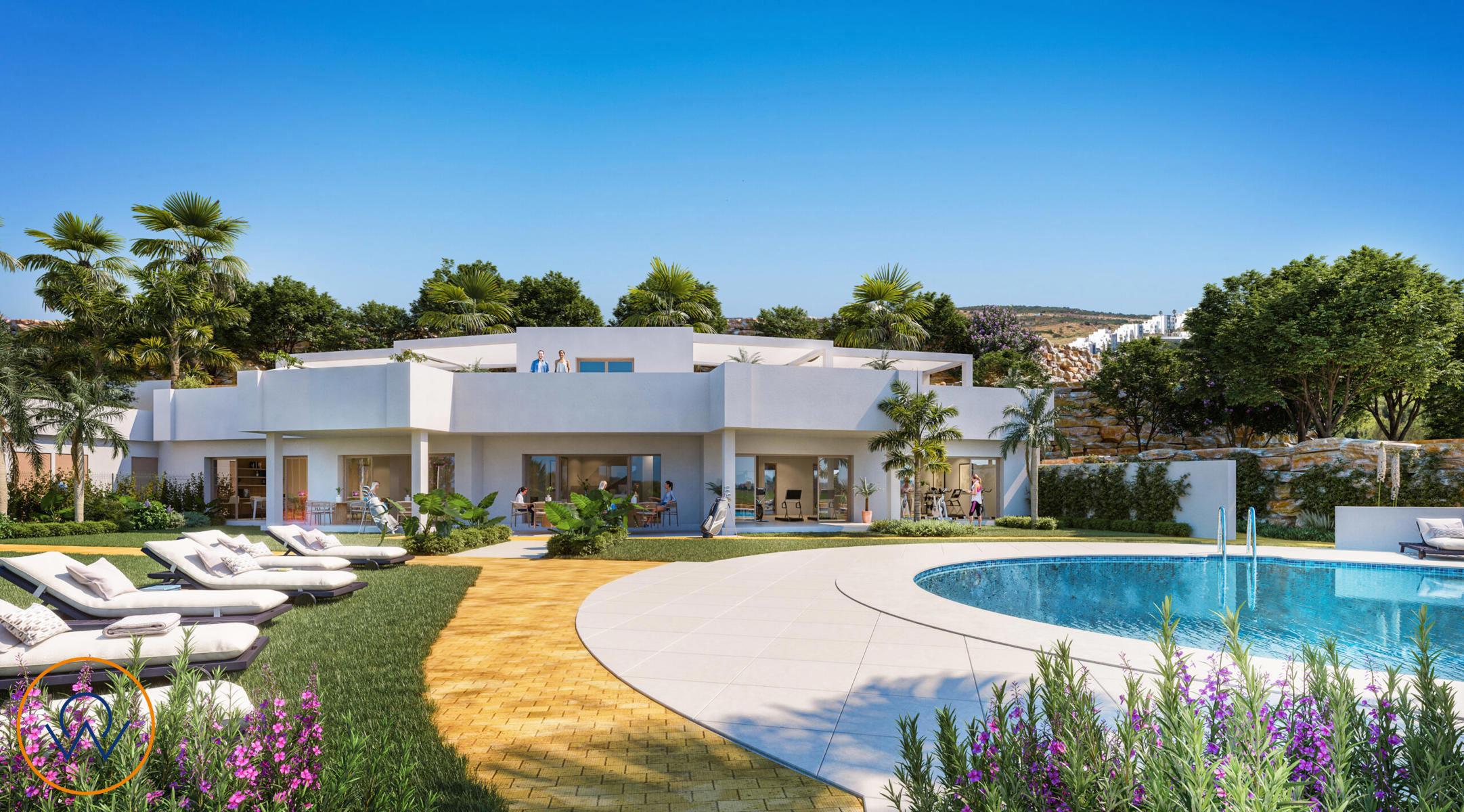 Nieuwbouwappartement in een beveiligd complex in Estepona foto 5