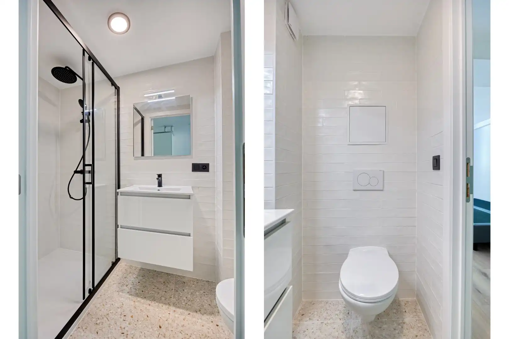 Volledig gerenoveerde studentenkamer in residentie met 15 studentenkamers en een 1slaapkamer appartement in hartje Leuven - EPC label A! foto 2