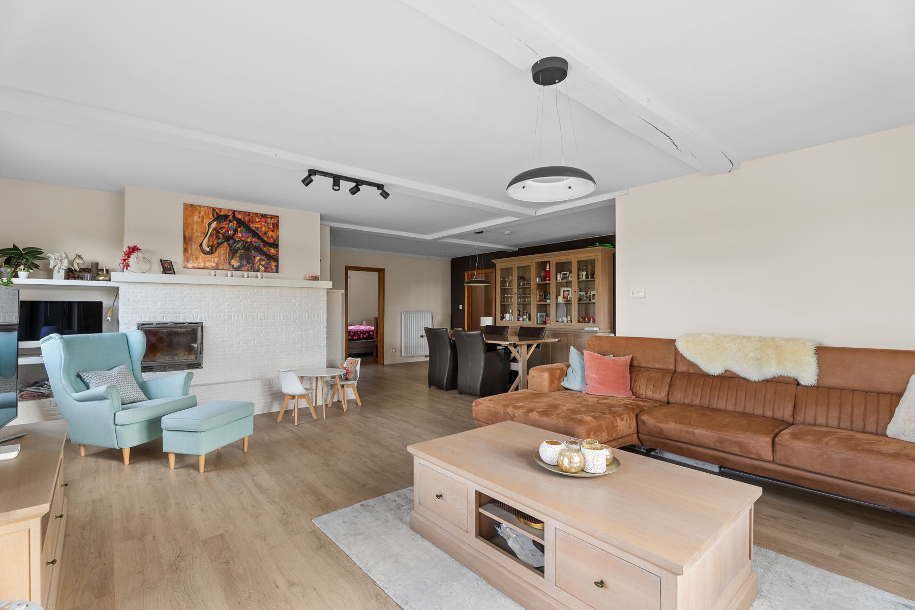 Ruim en lichtrijk appartement met grote garage en atelier foto 5