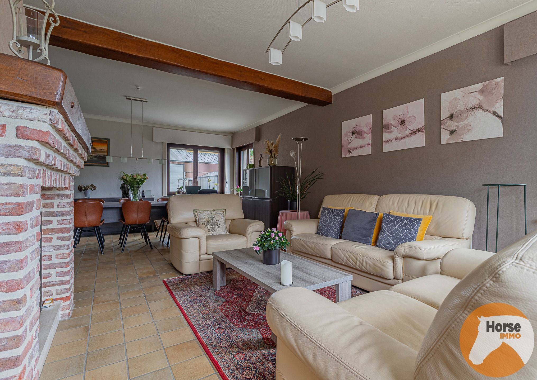 ERPE-MERE - Goed onderhouden woning met magazijn en serres foto 7