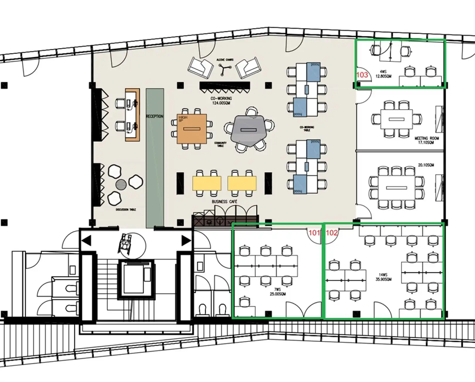 Modern kantorencomplex in nabijheid van ring rond Kortrijk (R8) foto 7
