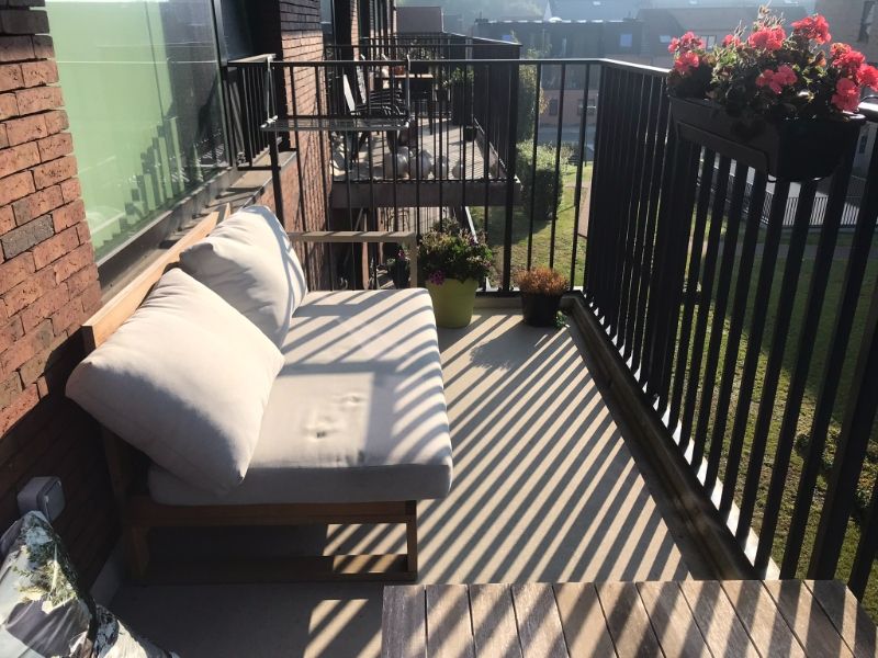 Gezellig zon georiënteerd 2slk appartement met groen uitzicht, met terras, kelder en private garagebox  in afgesloten garagecomplex op wandelafstand van centrum van EEklo foto 6
