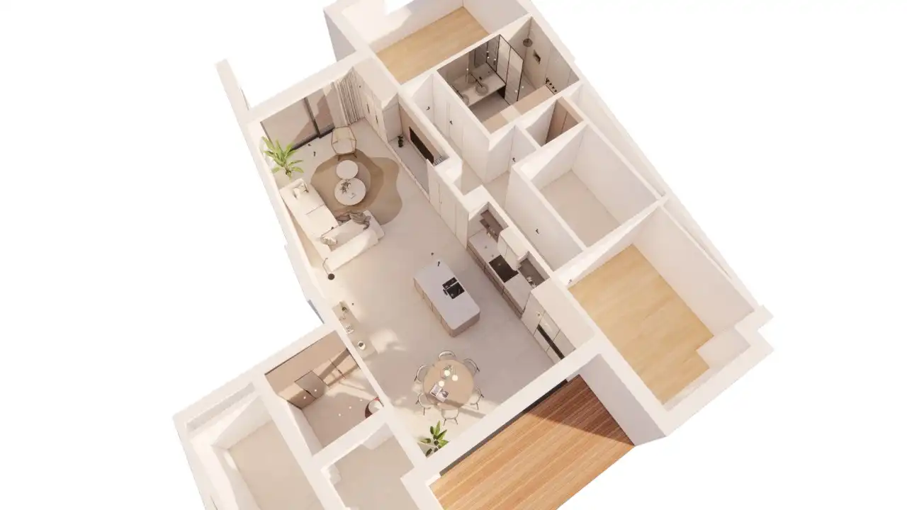 Luxe nieuwbouwappartement van 134m²  in hartje Beveren foto 9