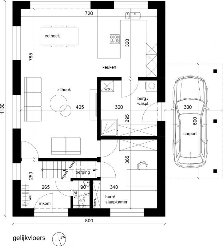 Nieuw te bouwen alleenstaande woning met vrije keuze van architectuur te Heestert. foto 4