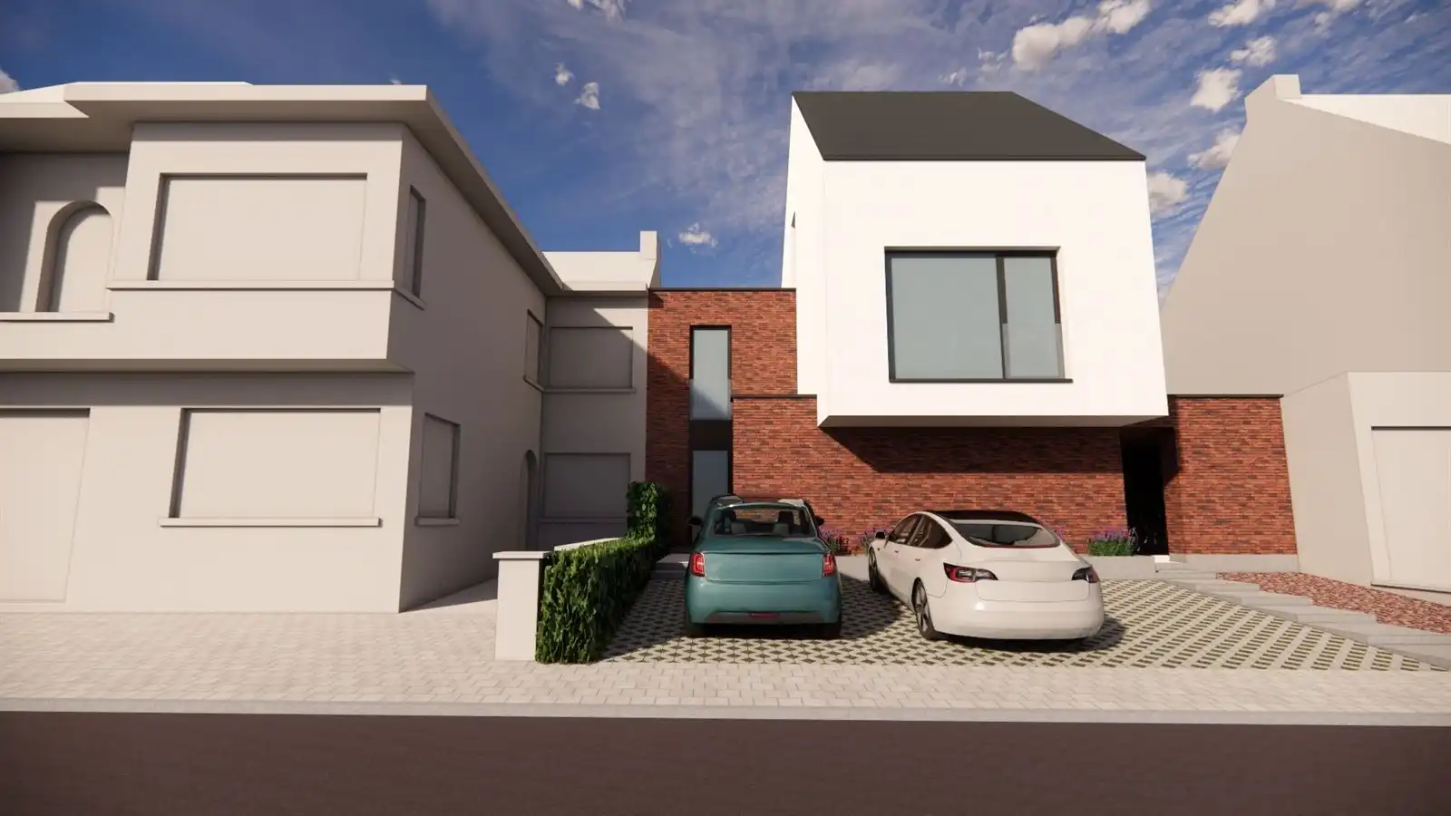 Duplex-appartement nieuwbouw TE KOOP te Oetingen foto {{pictureIndex}}