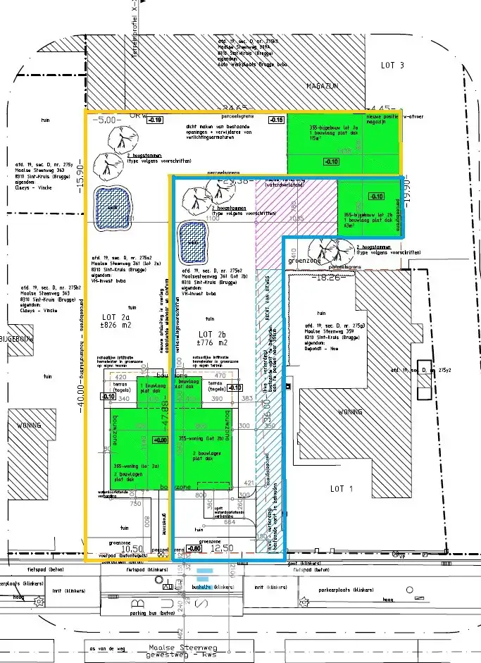 Energiezuinige NB-WONING (Halfopen) met MAGAZIJN (115m²) te koop aan de Maalse Steenweg 361 te Brugge (Sint-Kruis). Volgens Wet Breyne. foto 5