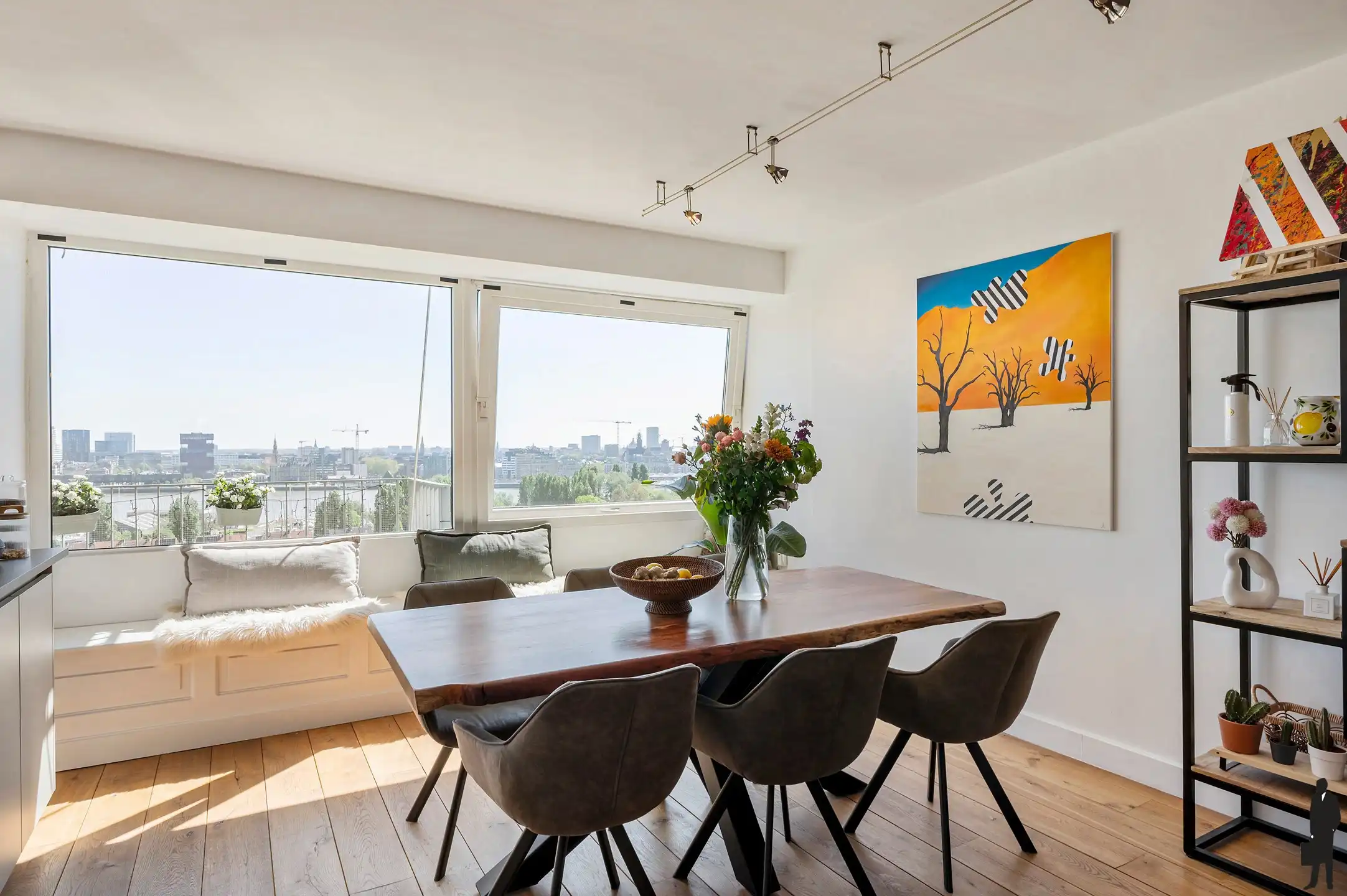 Instapklaar wonen met panoramisch uitzicht over Antwerpen en de Schelde foto 3