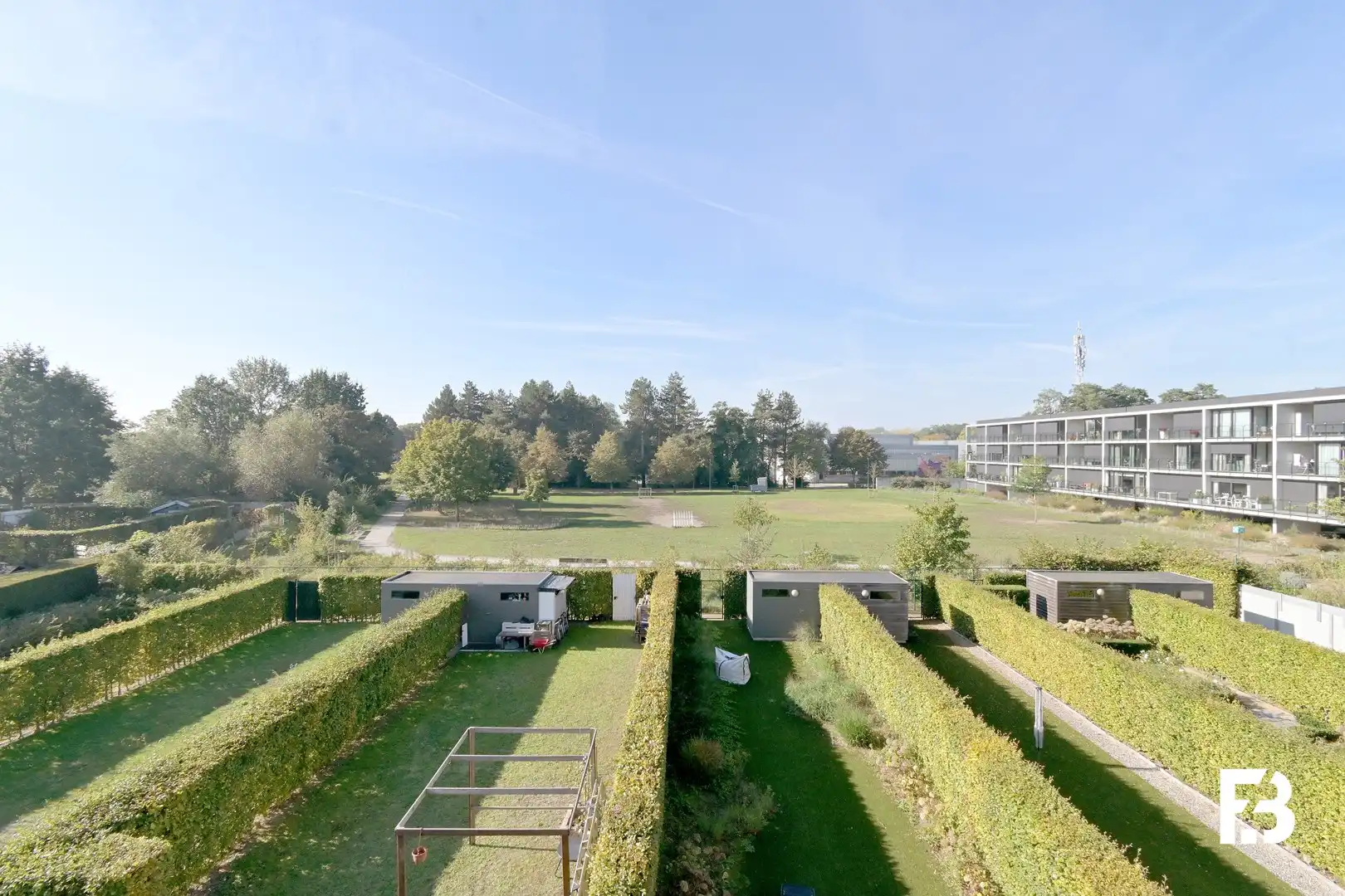 Ruime duplex met terras en vrij uitzicht in Zwijnaarde foto 2