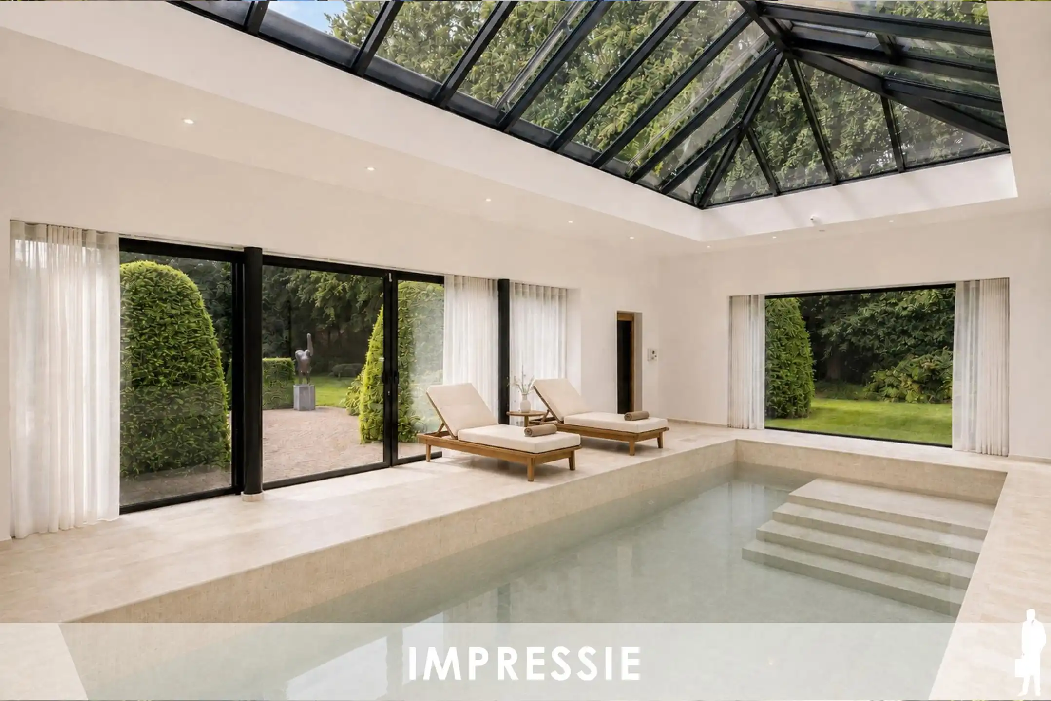 Exclusieve villa met parktuin in Vriesdonk en binnenzwembad, op ca. 6.411 m² foto 11