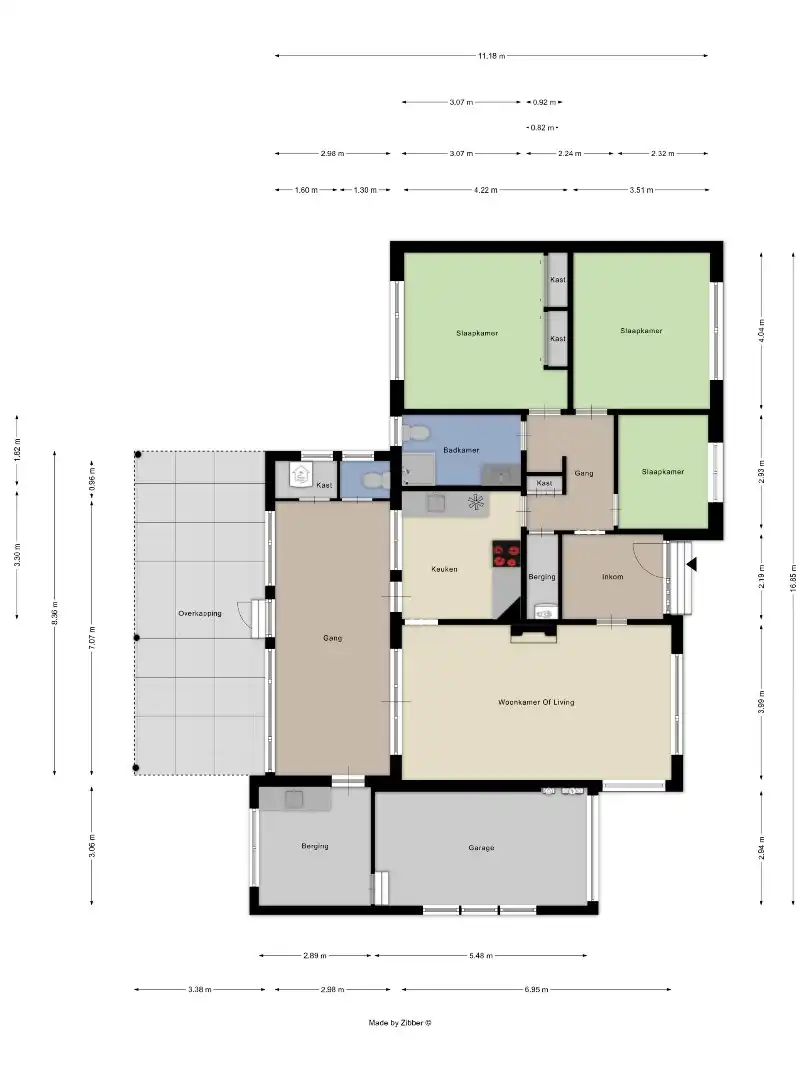 Uniek gelegen woning met 3 slaapkamers prachtige tuin, terras en garage op een perceel van 32are 20ca in Wilsele! - EPC 751 kWh/m² - bewoonbare opp.149 m² foto 30