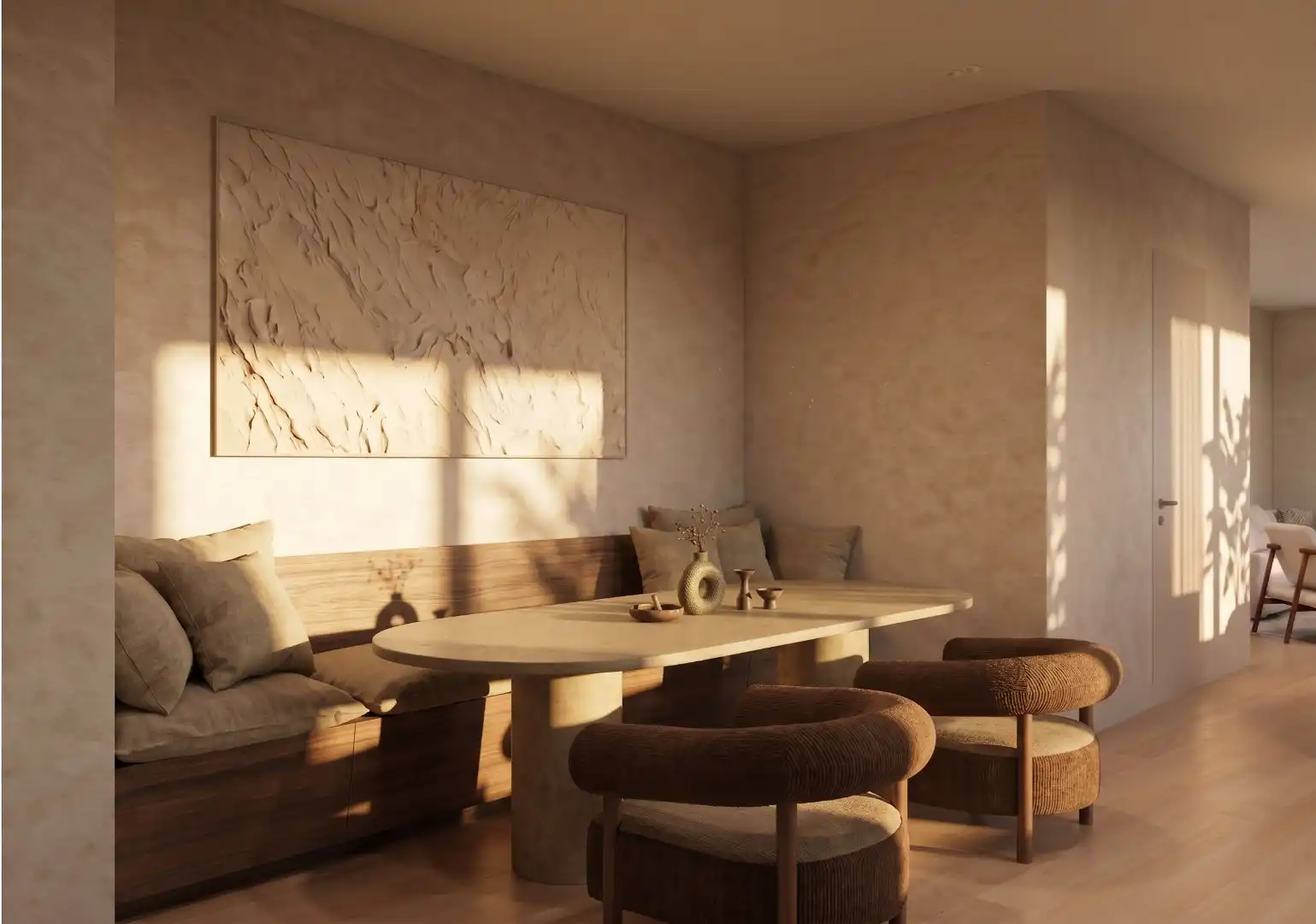 RUIM GELIJKVLOERS APPARTEMENT MET STADSTERRAS foto 4