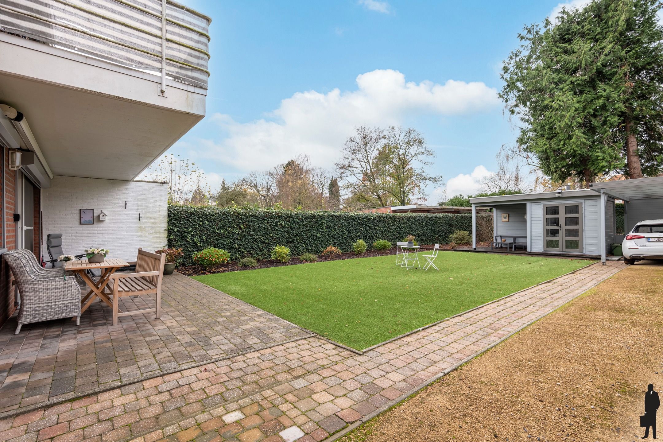 Rustig gelegen gelijkvloers appartement  foto 18