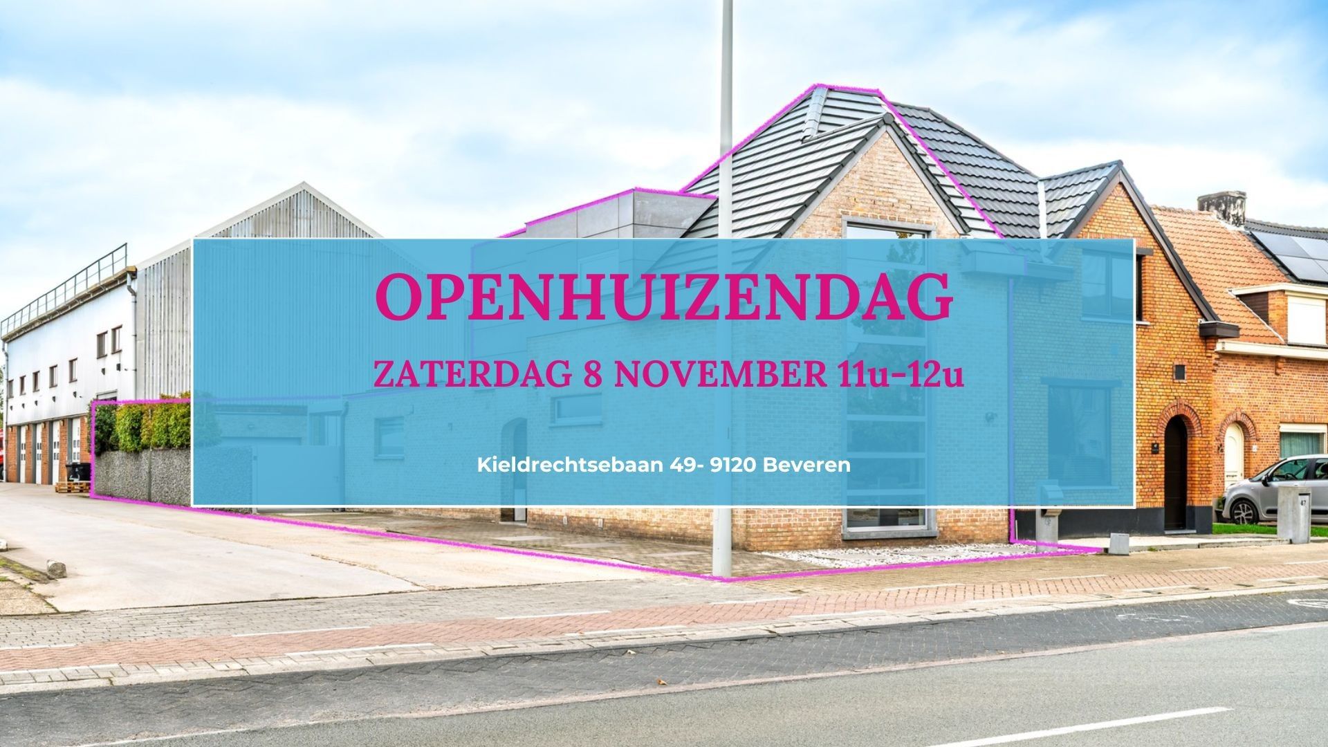 Exclusieve halfopen bebouwing met zwembadgevoel aan de polders van Verrebroek! foto {{pictureIndex}}