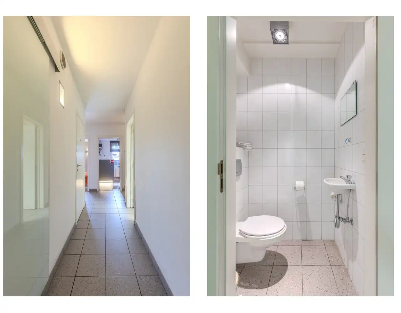 Appartement met drie slaapkamers, momenteel ingericht als dokterspraktijk in Maasmechelen. foto 15
