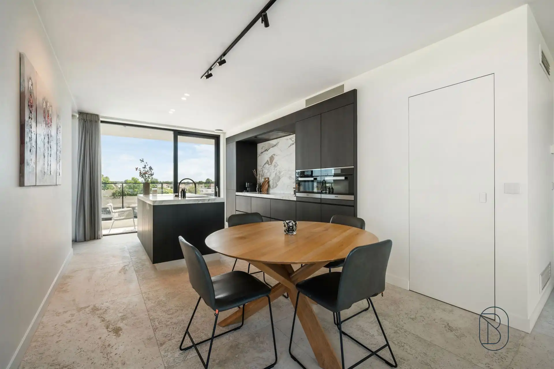Subliem afwerkt penthouse met zicht op de Leie foto 7