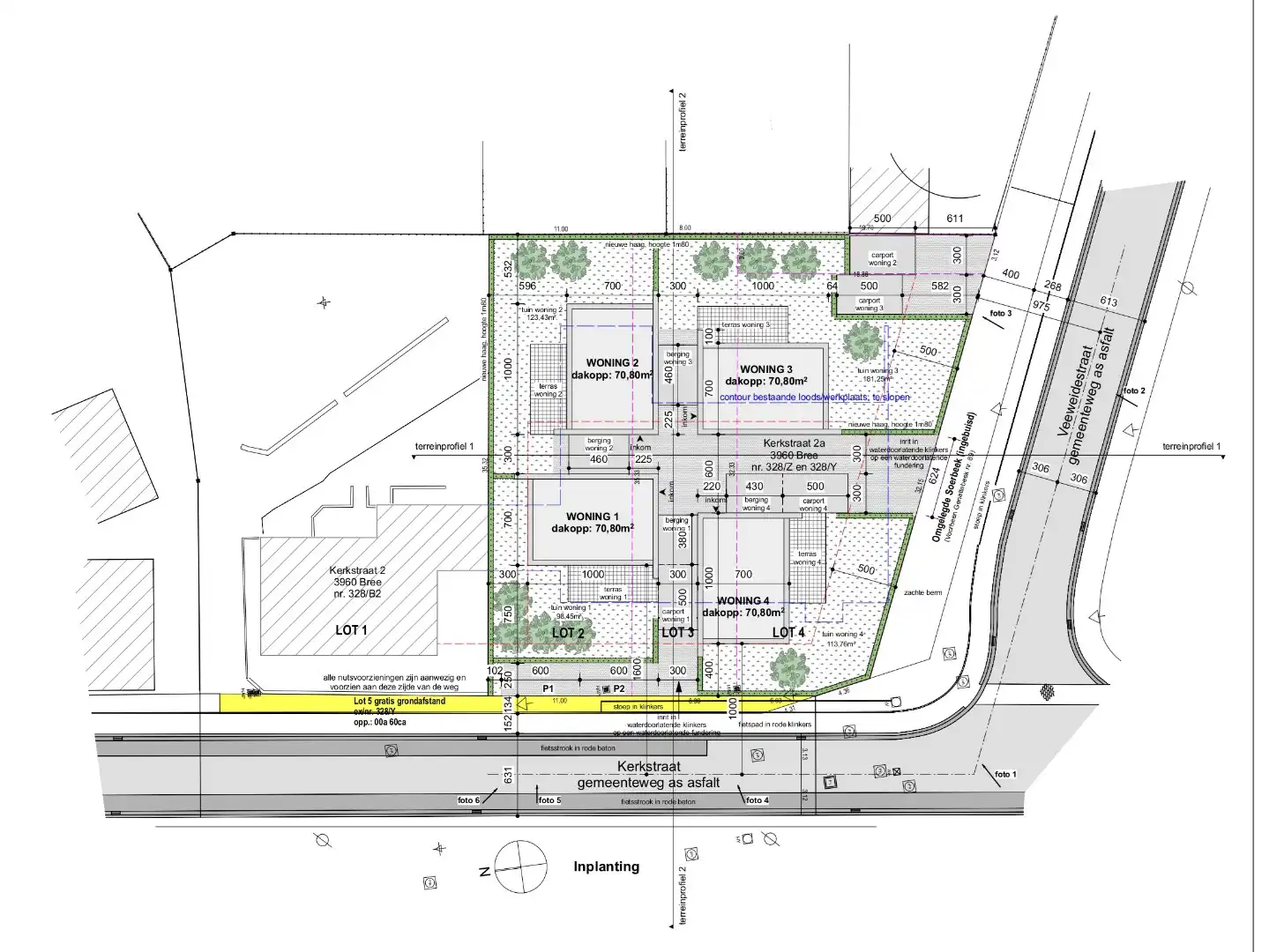 Projectgrond: hoek Kerkstraat - Veeweidestraat foto 3