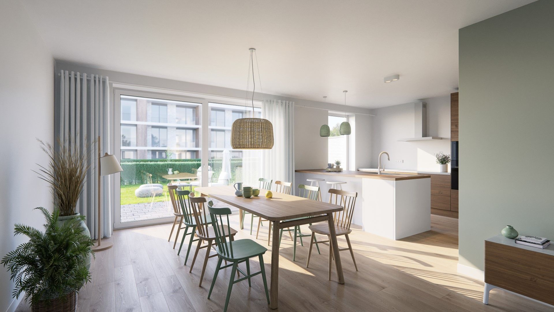 Ruime energiezuinige woningen in centrum Wevelgem foto 11