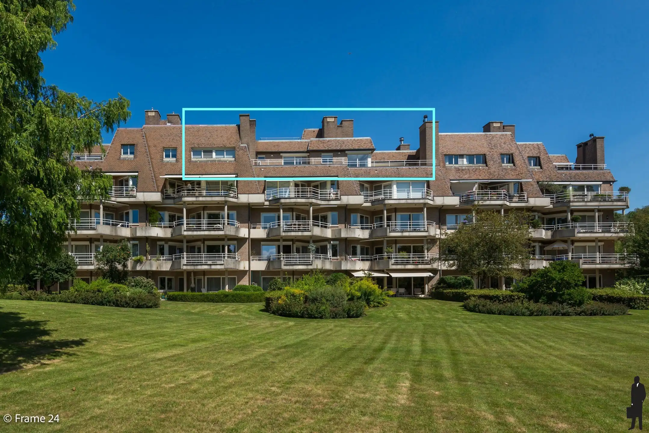 Exclusieve penthouse met panoramische terrassen in het prestigieuze parkdomein Wilaard te Kapellen foto 24