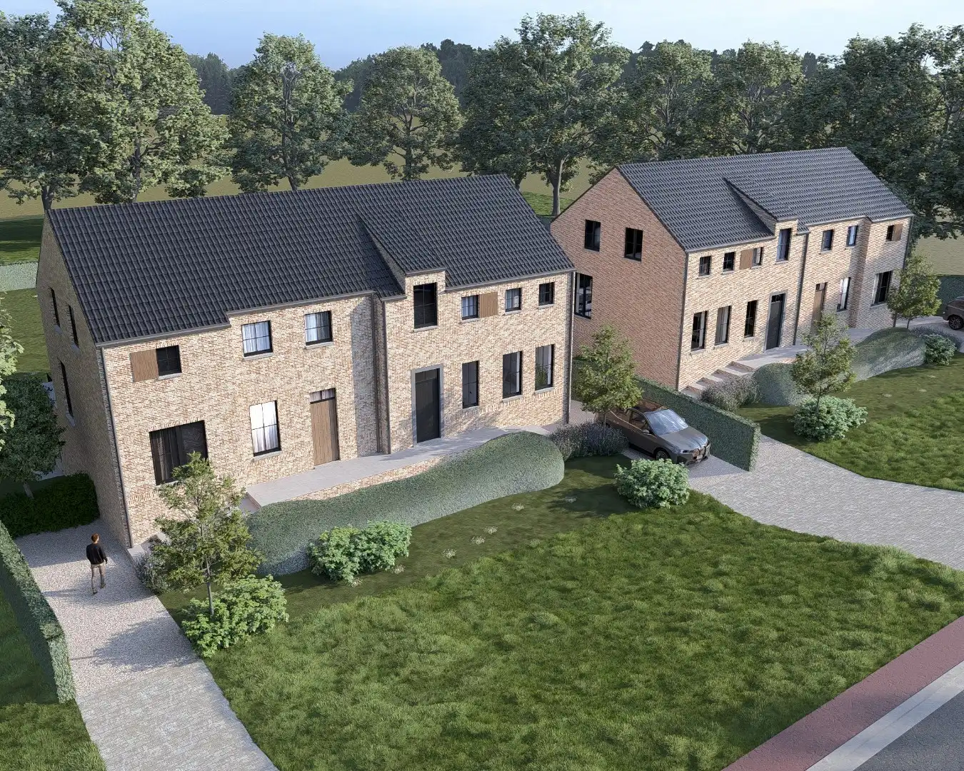 Hoogwaardig afgewerkte halfvrijstaande nieuwbouwwoning op een perceel van 8a42ca te As! foto 5