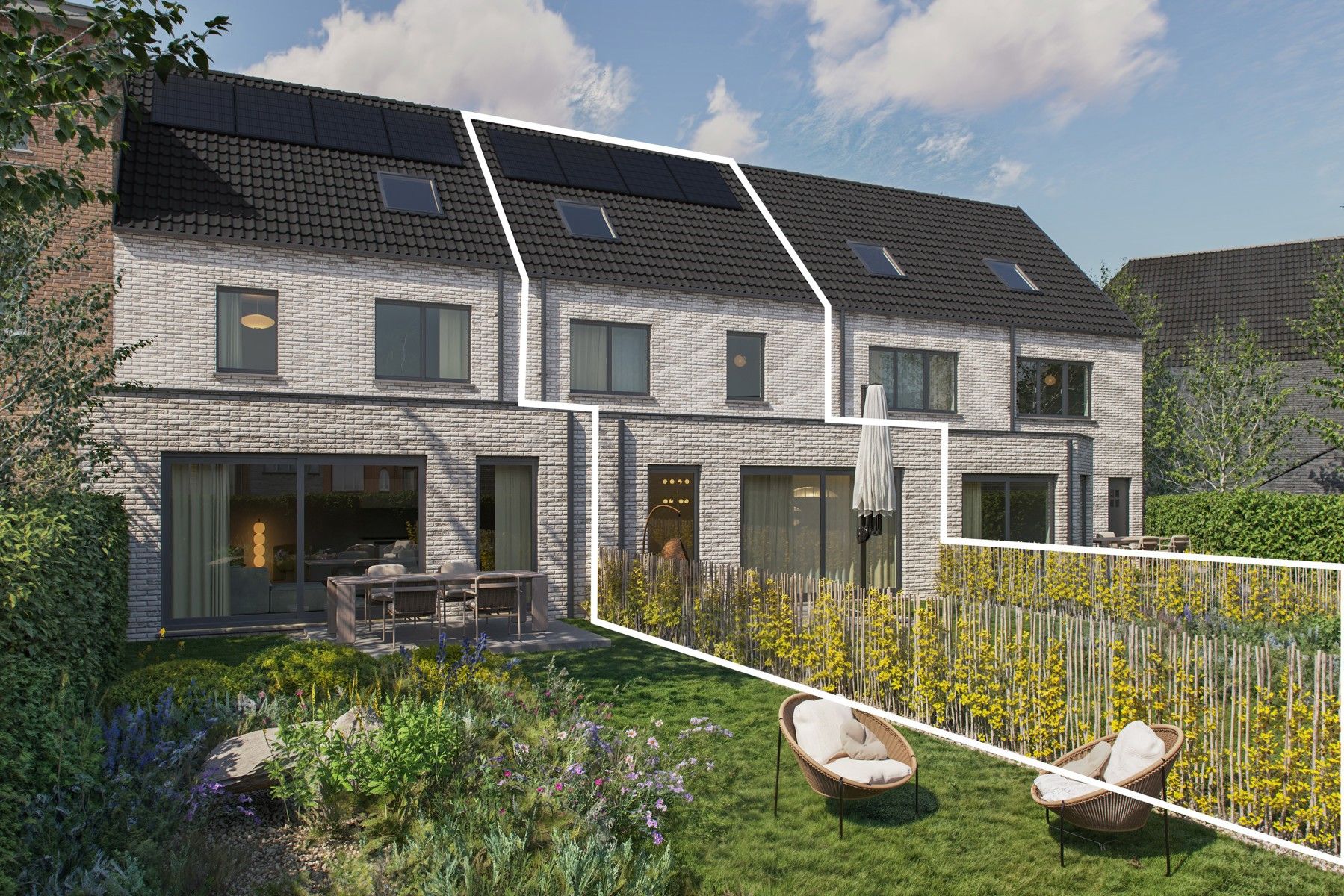 Nieuwbouwwoning met 5 slaapkamers en 1 badkamer. foto {{pictureIndex}}