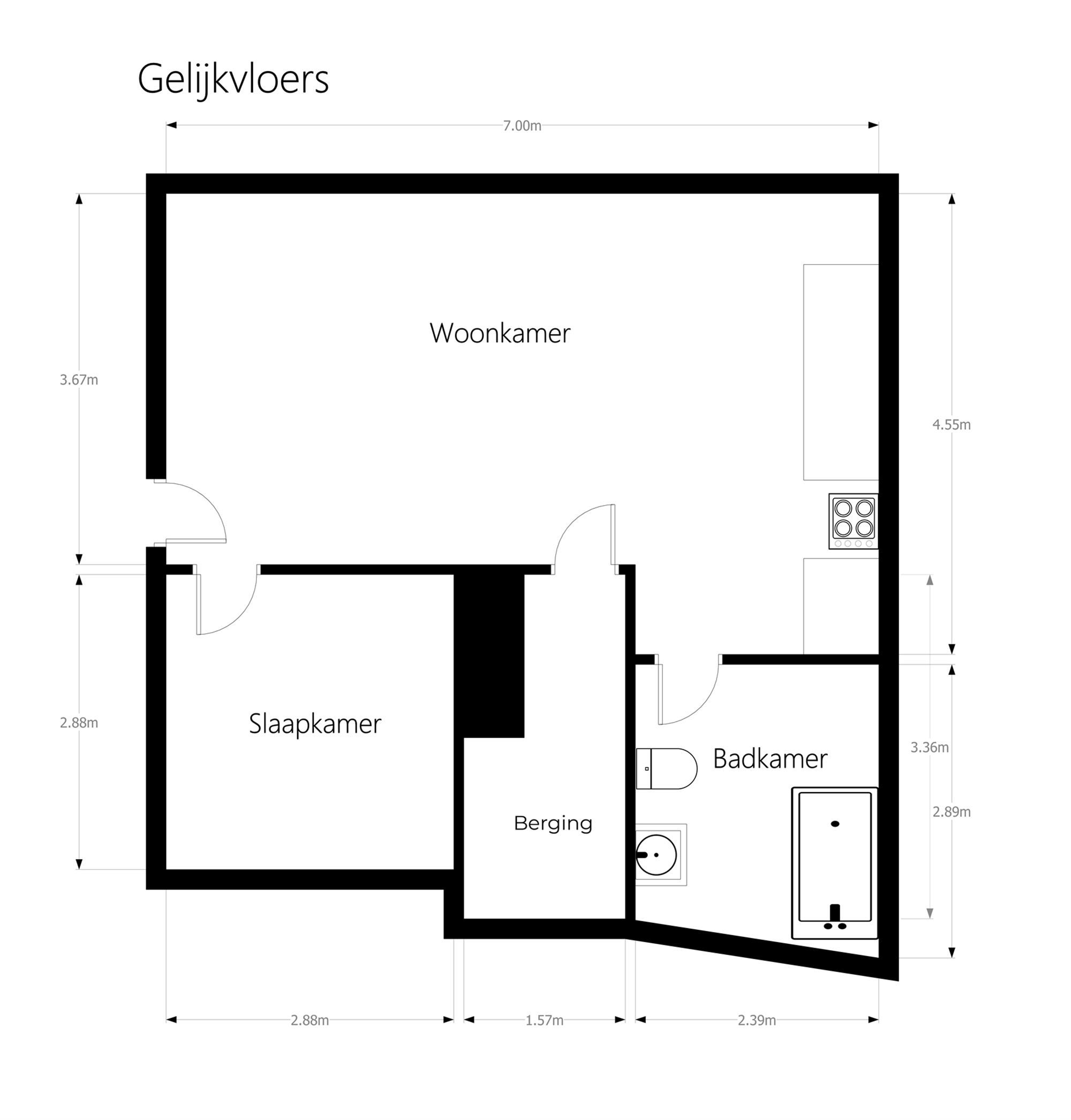 STUDIO MET 1 SLAAPKAMER TE HEUSDEN-ZOLDER, IDEALE INVESTERING! foto 12