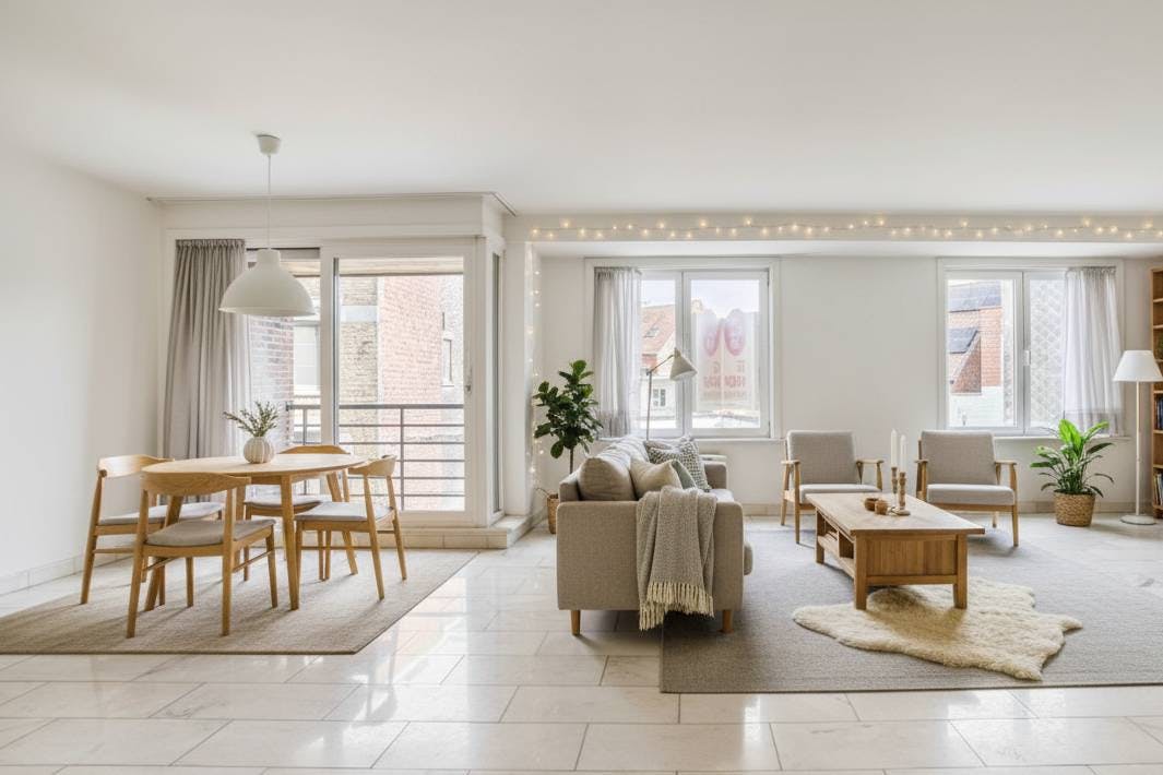 Ruim en lichtrijk appartement te koop in hartje Rumbeke foto 6