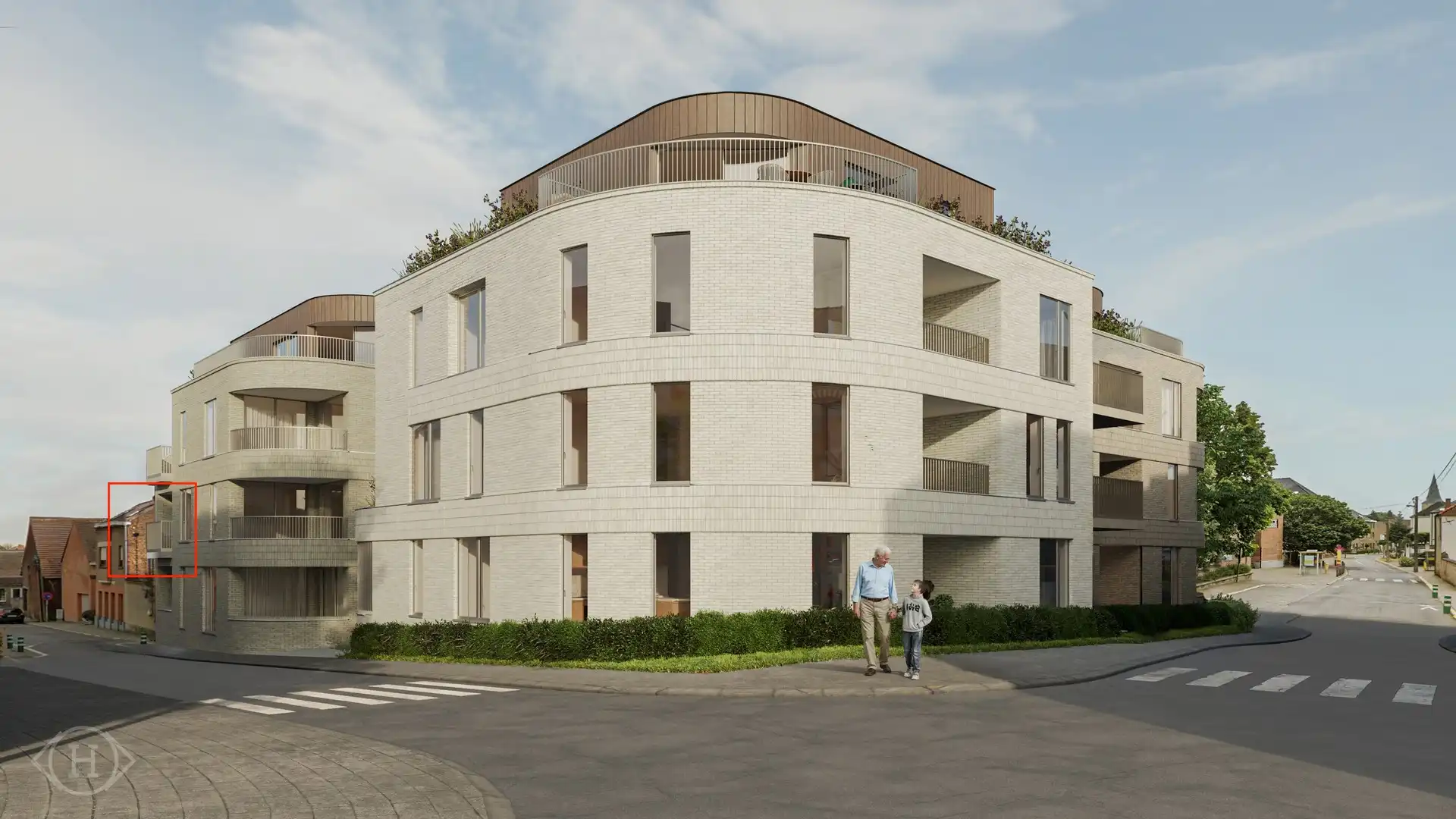 Prachtig hoekappartement met 1 slpk en westgericht terras foto {{pictureIndex}}
