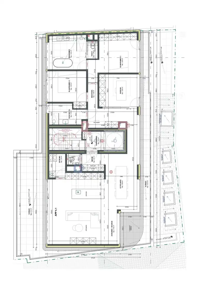 Nieuwbouwappartement met EPC A en terras in Wetteren te koop foto 7