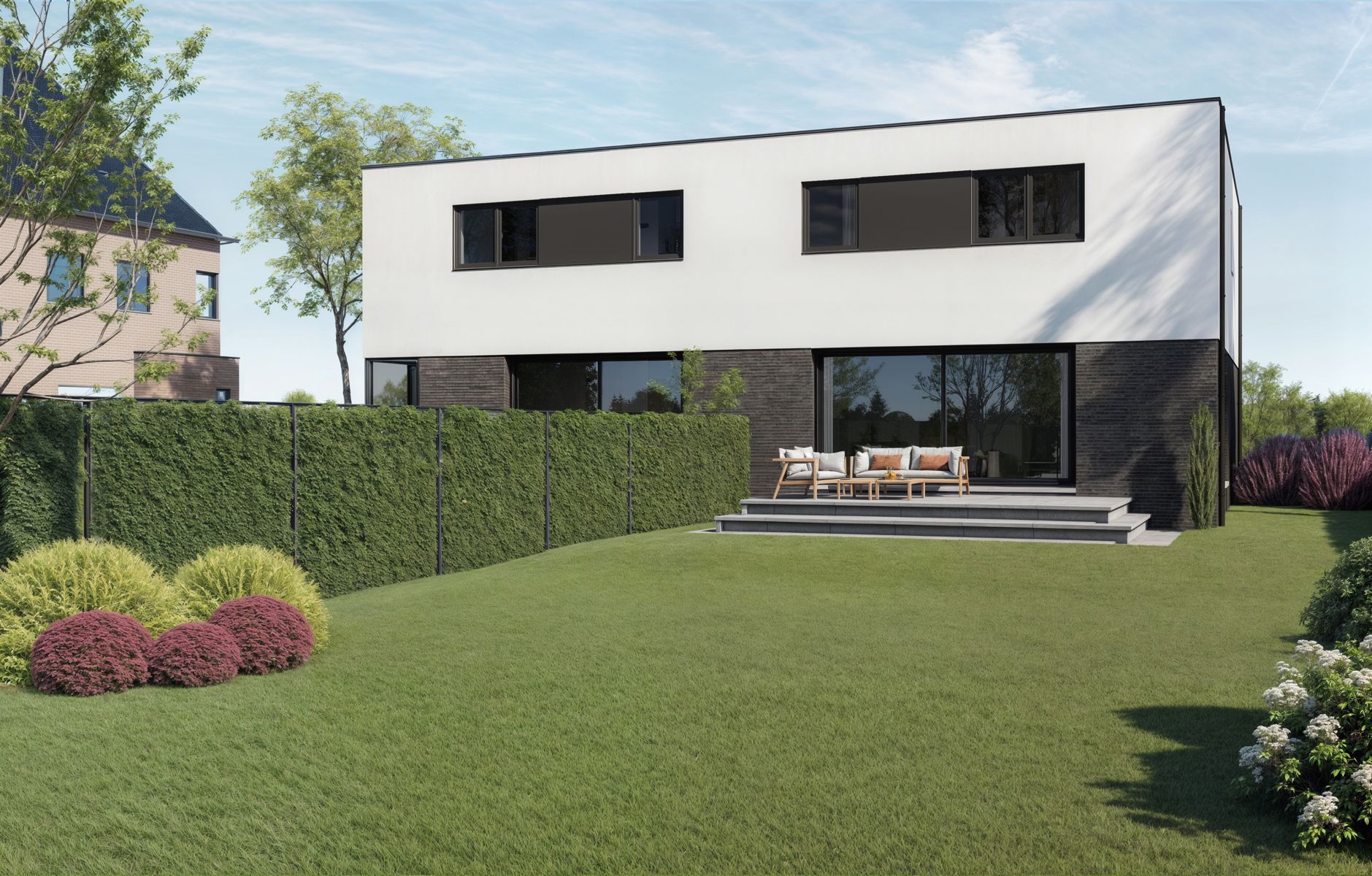 Moderne, energiezuinige (BEN) nieuwbouwwoningen in het landelijke Kalfort foto 4