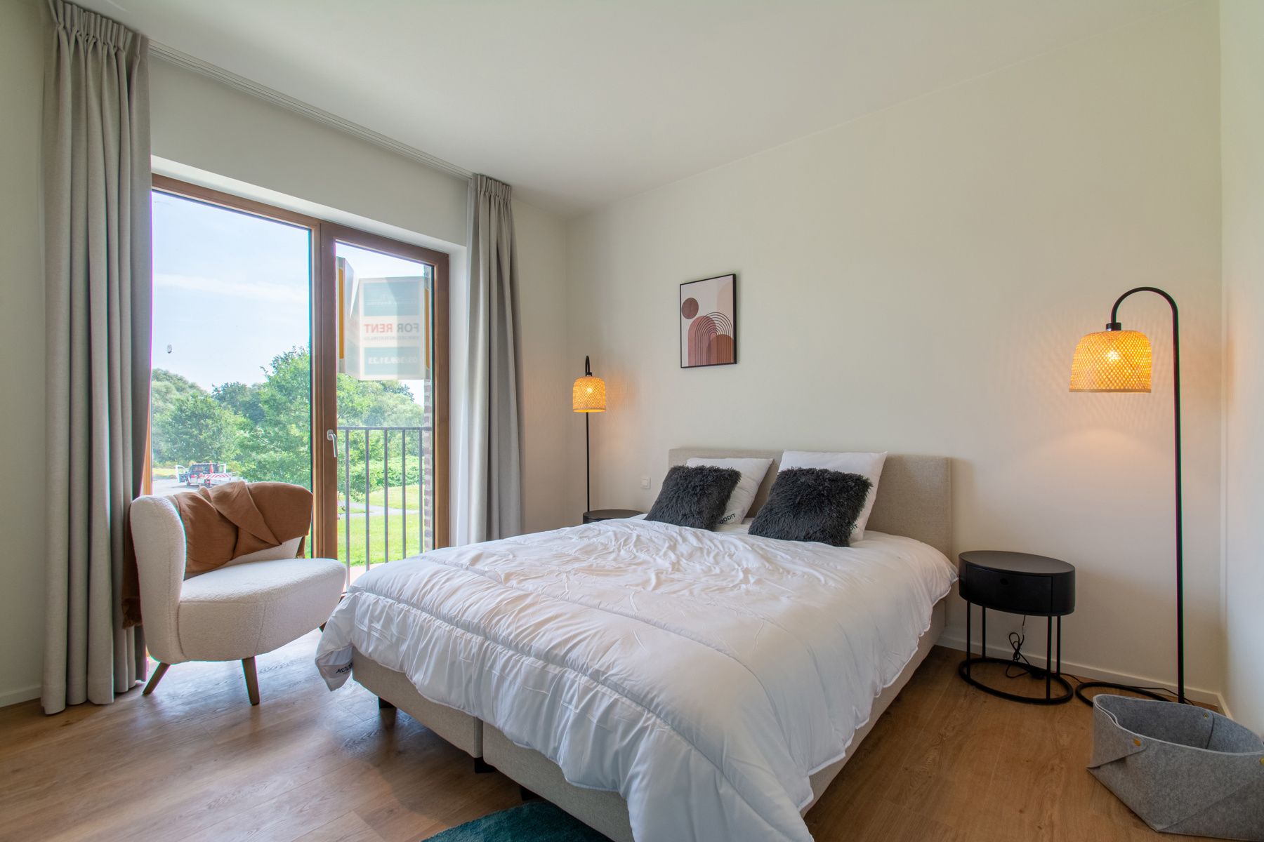 Gemeubeld 1K appartement omringd door park en natuur  foto 7