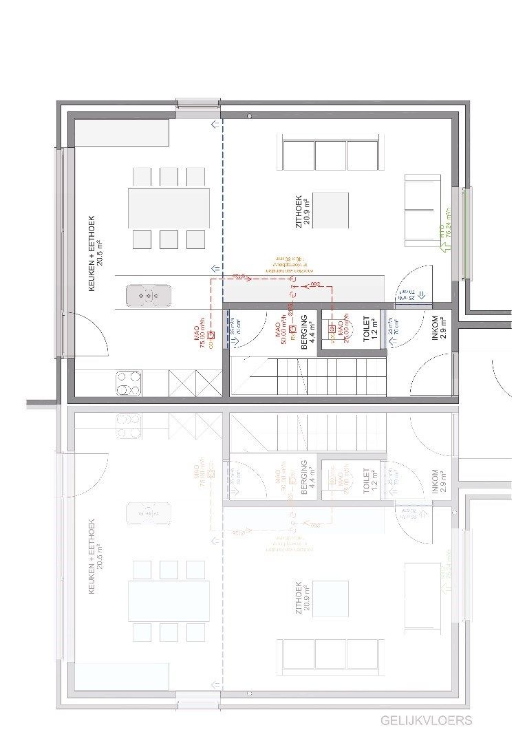 Recente woning met 3 slaapkamers, carport en tuin. foto 15