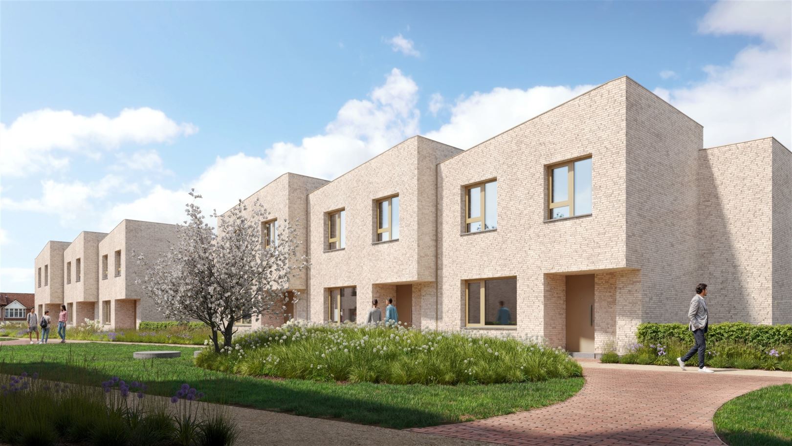 Moderne nieuwbouw woning aan uniek binnenplein foto {{pictureIndex}}