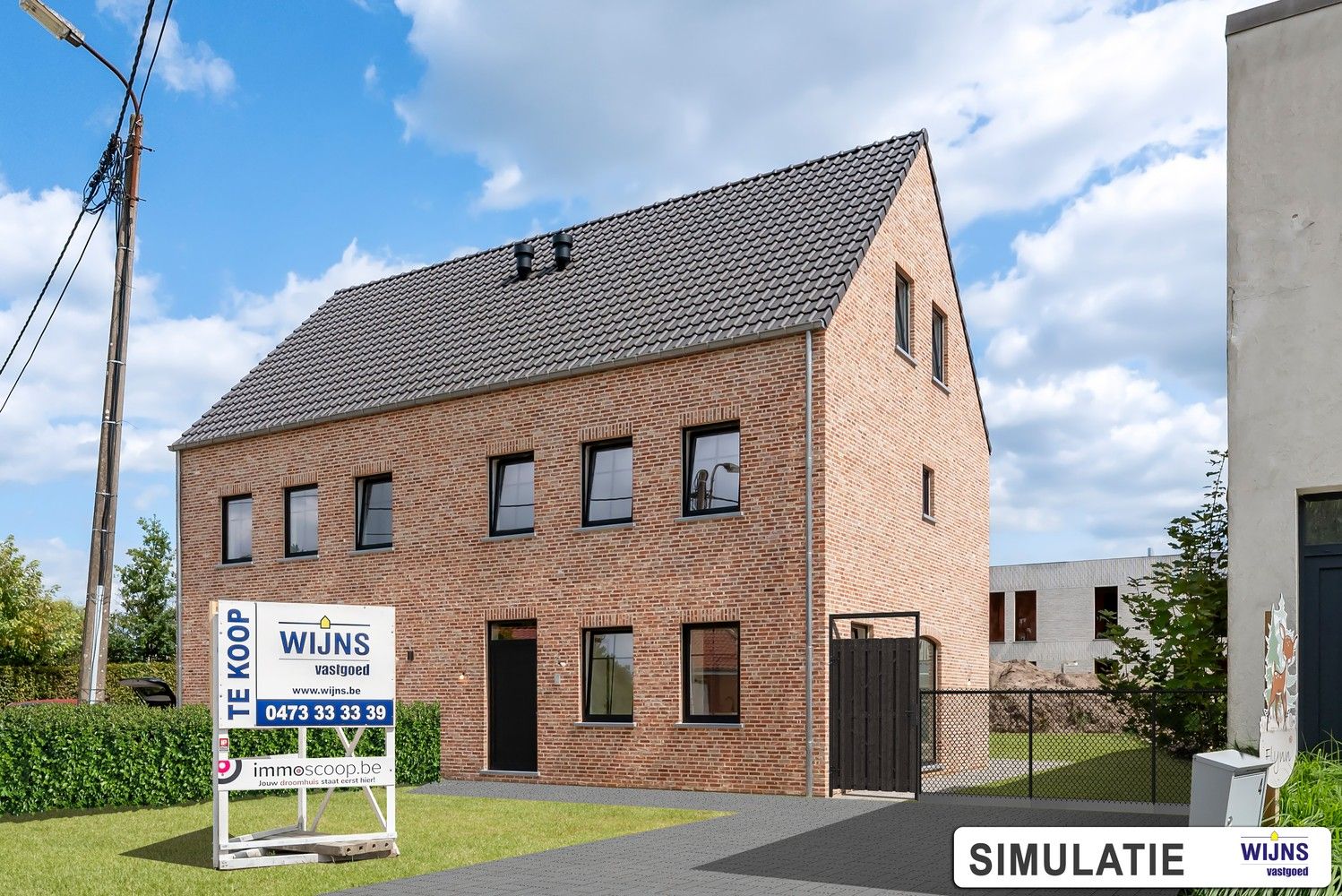 HALF-OPEN NIEUWBOUW BEN-WONING (Lot2) foto {{pictureIndex}}