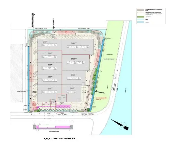 Nieuwbouw magazijn met kantoor te huur in Durmakker Evergem foto 22
