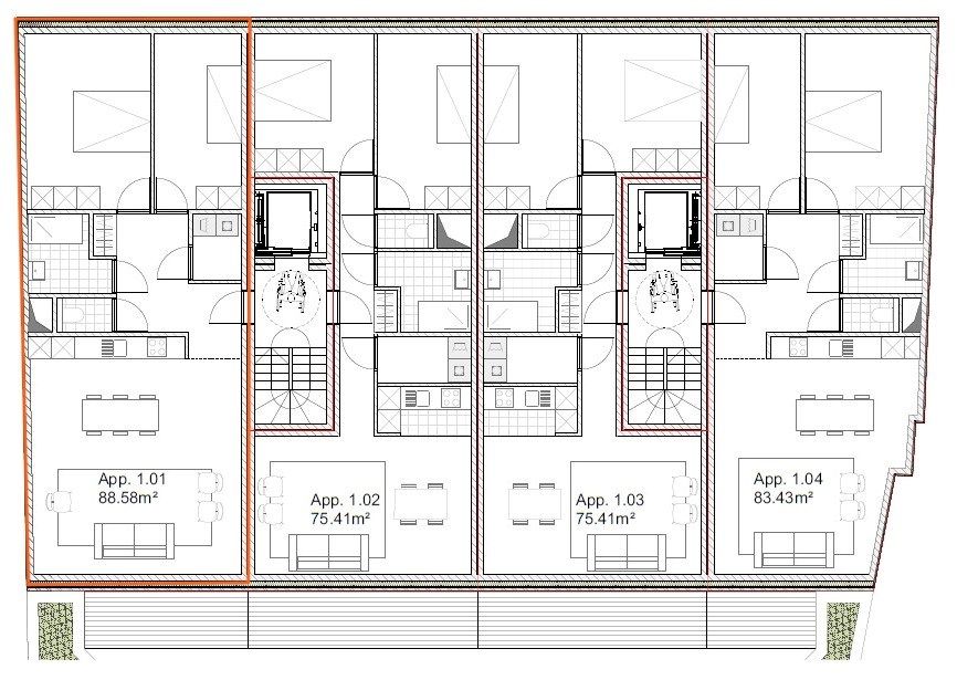 Energiezuinig nieuwbouwappartement met twee slaapkamers in Lokeren foto 4