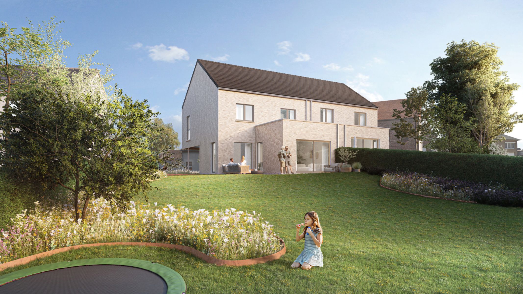 Nieuwbouwwoning met 4 kamers, carport en grote tuin... foto 3