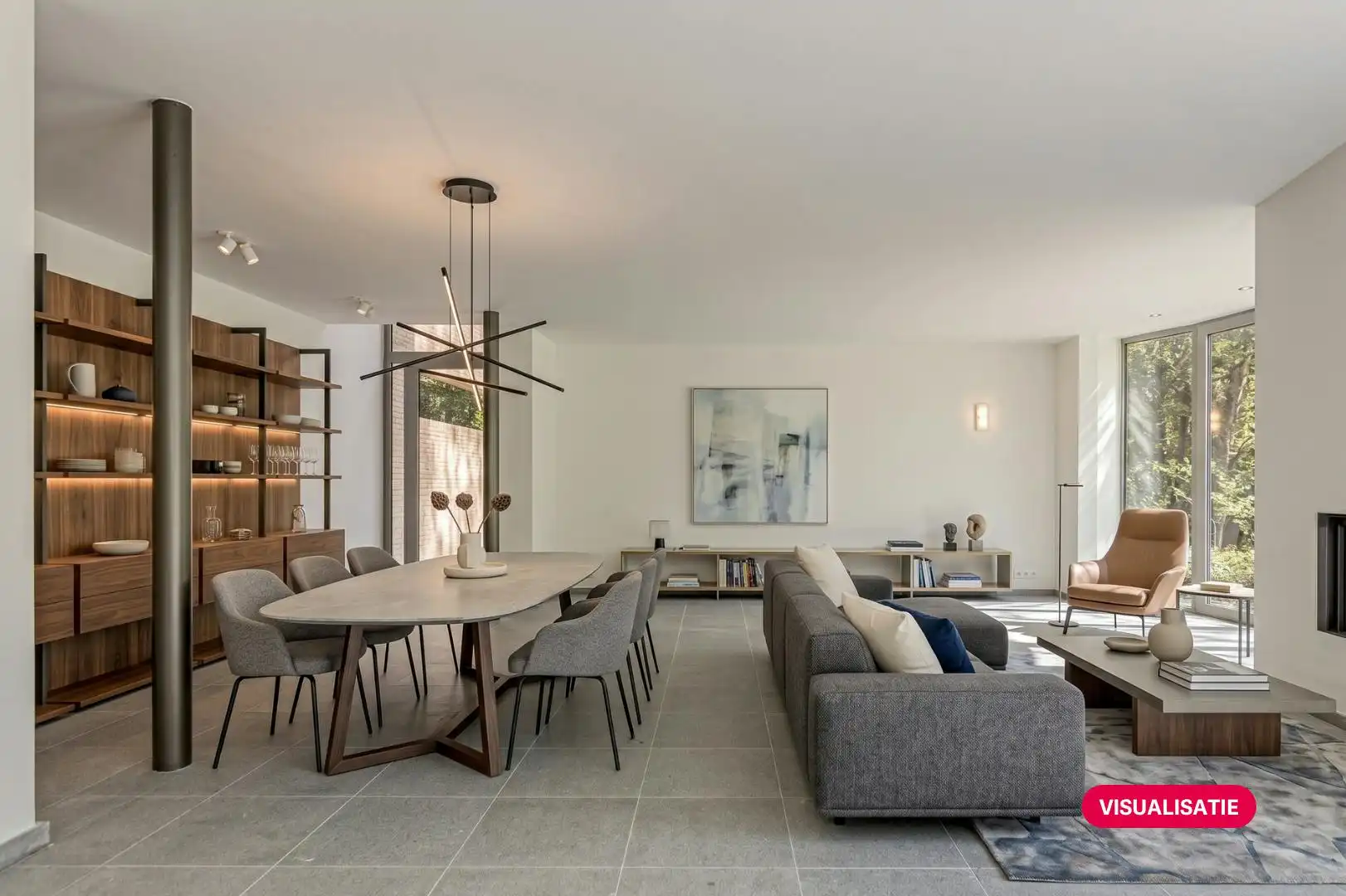 Exclusieve villa in Schilde met ruime zuid-gerichte tuin. foto 6