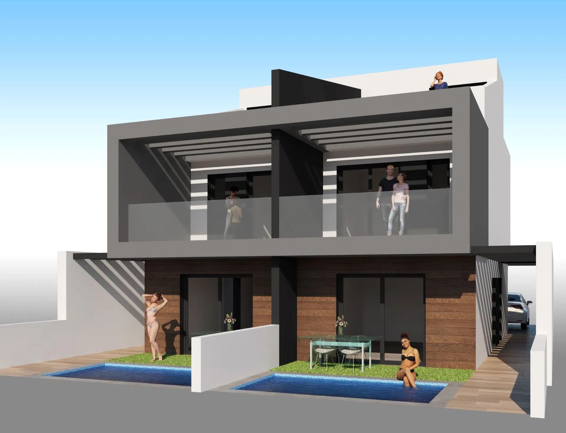 Mediterrane luxe op toplocatie: exclusieve nieuwbouwvilla’s vlakbij strand en golf foto {{pictureIndex}}