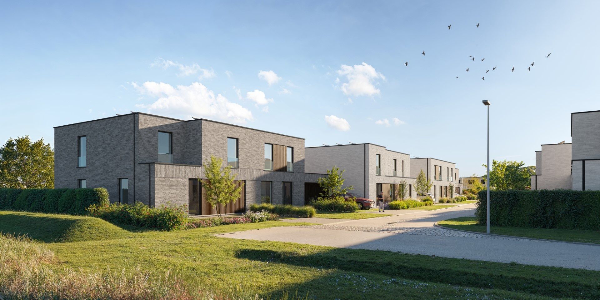 Halfopen bebouwing met 4 slpk’s en garage foto {{pictureIndex}}