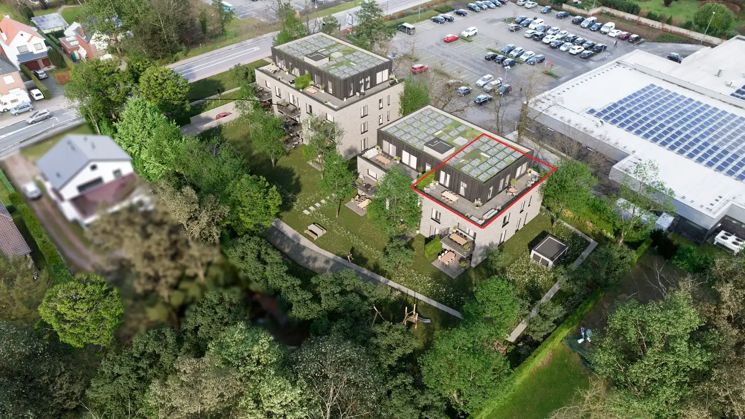 Residentie 'De Oester' : duurzaam, comfortabel en uitzonderlijk energiezuinig appartement te Hechtel foto {{pictureIndex}}