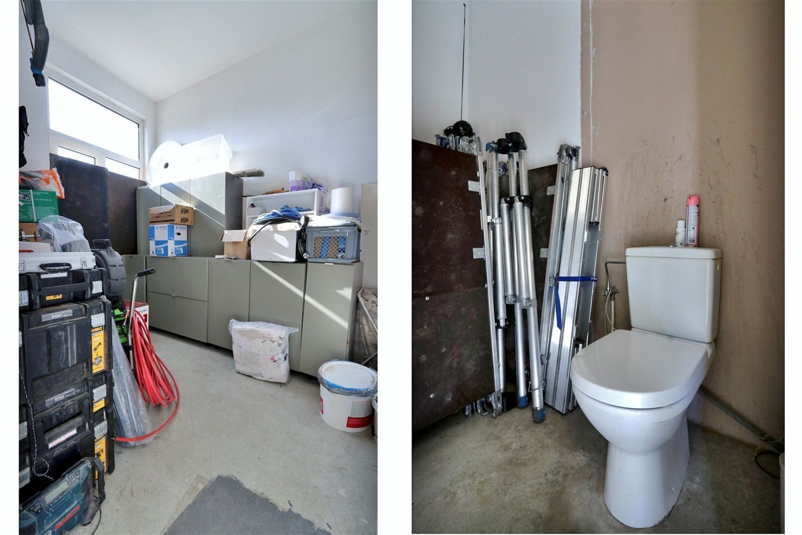 Atelier met volledig kelderverdiep en tuin/buitenruimte foto 12