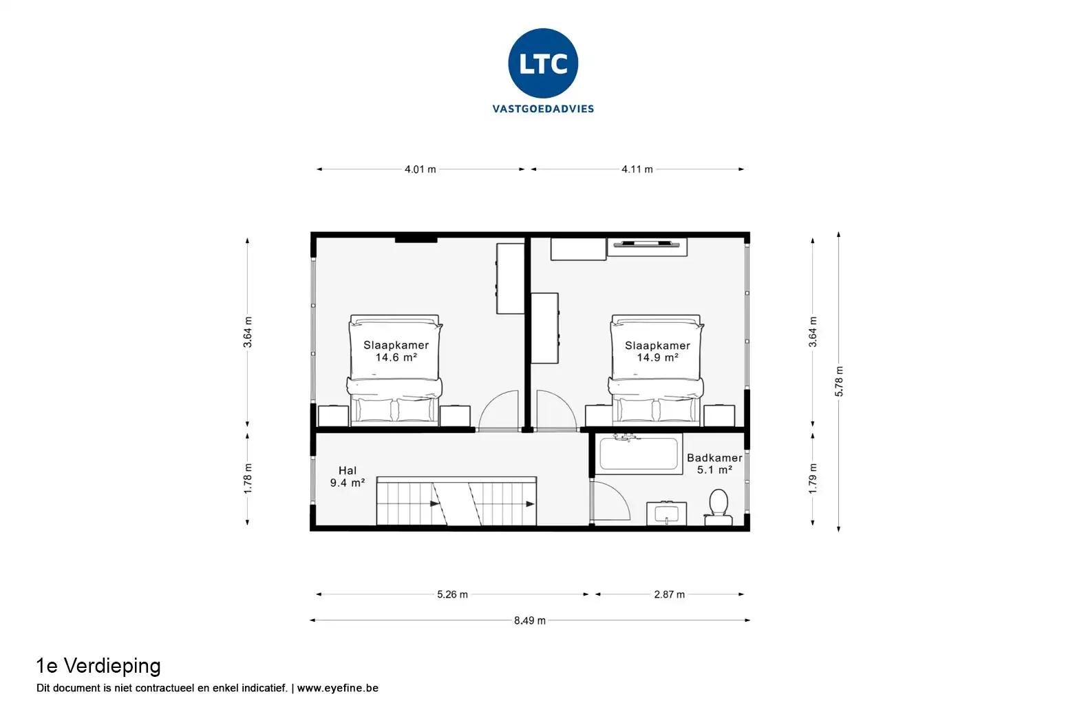 Instapklare halfopen bebouwing met 2 slaapkamers en ruime tuin foto 27